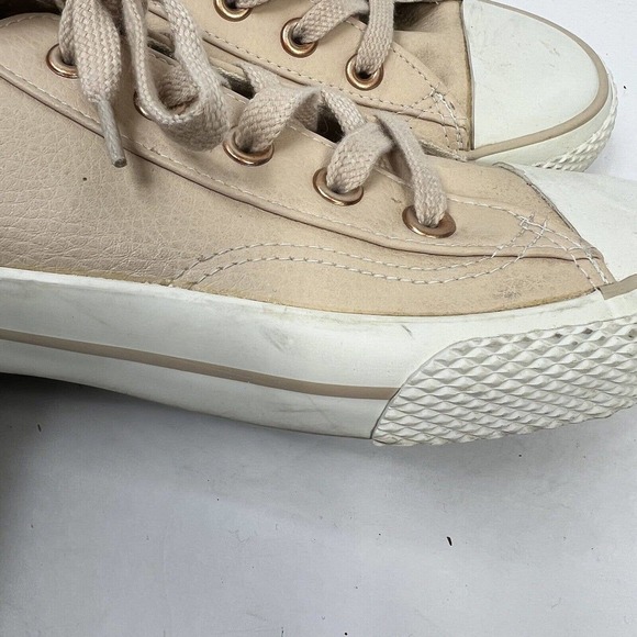 Airwalk Pink Legacee Cap Toe Sneakers Size 7.5 Faux Leather - Picture 8 of 11